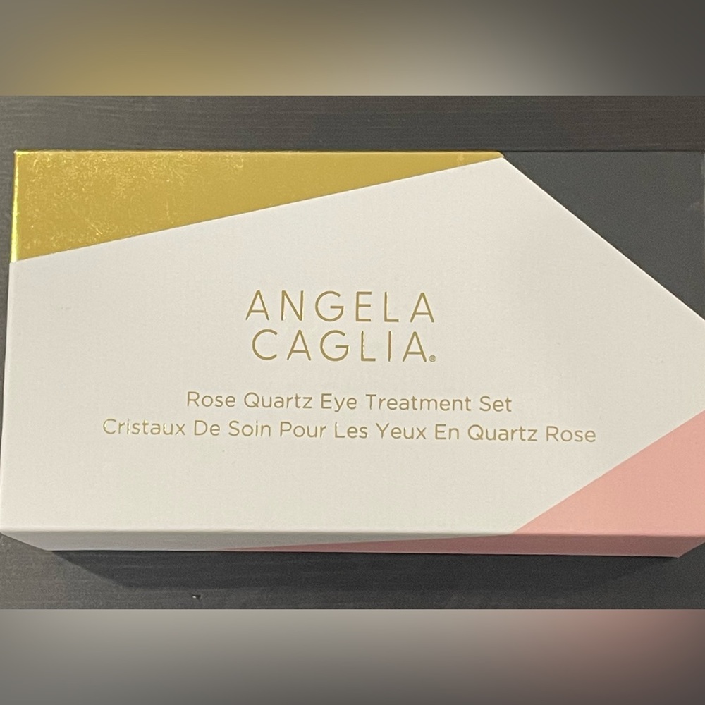 Angela Caglia Rosebud Quartz Eye Treatment Set *New* - Picture 2 of 5